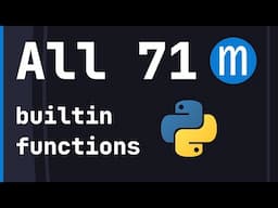 All 71 built-in Python functions