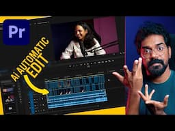 ഒറ്റ ക്ലിക്കിൽ 😲 AutoCut Premiere Pro | Auto Podcast & Auto Caption | Ai