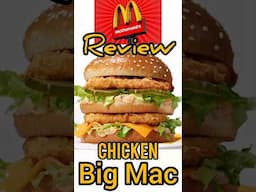 Finally McDonald's Chicken Big Mac Review 🐔🍔 #pmgk #review #shortsfeed