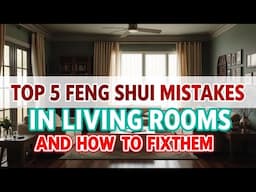 Top 5 Feng Shui Mistakes in Living Rooms (And How to Fix Them)