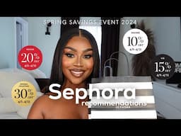 SEPHORA SPRING SAVINGS EVENT 2024 RECOMMENDATION | SEPHORA MUST HAVES AND HAVE NOT! | ASHLEY SINARI