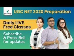 UGC NET June 2020 Preparation | Subscribe & Press the Bell for latest updates