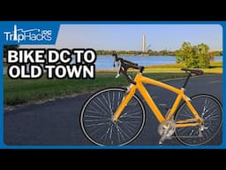 Washington DC to Old Town Alexandria Bike Ride 🚲 4K Narrated