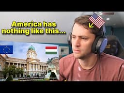 American reacts to Budapest, Hungary