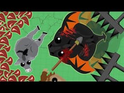 JACKASS KILLS BLACK DRAGON (Mope.io Challenge & Best Moments)