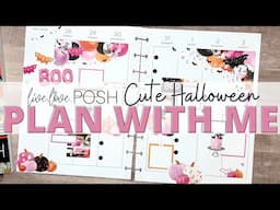 PLAN WITH ME | CLASSIC VERTICAL HAPPY PLANNER | LIVE LOVE POSH AUTUMN ALLURE HALLOWEEN SPREAD