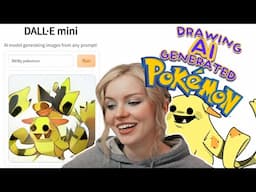 Drawing AI Generated Pokemon