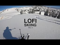 POV Powder Skiing with Lofi Chillhop Music // Lofi Skiing Vol. 4