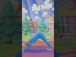 Skippy the Donkey - Yoga Adventure! 🦄 #yoga #shorts