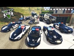 GTA 5 - Stealing RARE Police Supercar's With Franklin | (Real Life Cars #25)