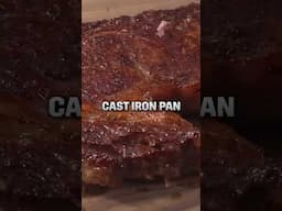 THE STRENGTH CO CAST IRON PAN | MACHINED COOKING SURFACE | #shorts #youtubeshorts #castironcooking