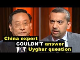 Pro-China had NO answer to THIS question on Uyghurs