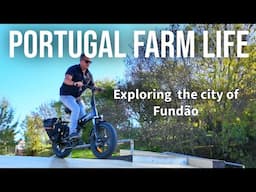 Exploring he City of Fundão on the Engwe Engine Pro 2.0 eBike | PORTUGAL FARM LIFE