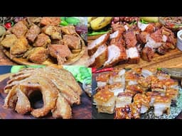 4 ways CRISPY  Pork belly❗4 ways to try for Cunchy pork skin,  Tender & Juicy meat👌💯