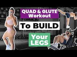 LEG & GLUTE WORKOUT TO BUILD TONED, SHAPELY LEGS | Get Visible Leg Definition With This Workout!