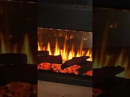 Check out the Top light on the Dimplex Ultra electric fireplace!!! #fireplace #electricfireplace