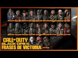 Black Ops 6: Frases de Victoria de Todos los Operadores | Español Latino