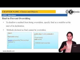 Java Programming: Mastering Final Classes, Methods, and Variables - Inheritance in Java Programming