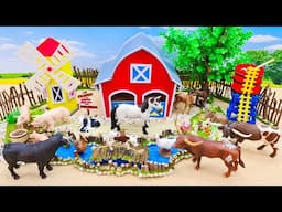 43 Minutes Satisfying Make Horse Barn and Farm Diorama | Cattle Farm | DIY Miniature Farm