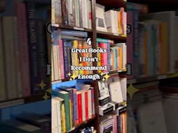 4 books I don’t recommend enough | book recommendations 2024 | #shorts