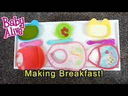 BABY ALIVE How To Make Baby Alive FOOD!