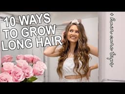 10 ways to grow long hair fast!!! (+ hair care tips)