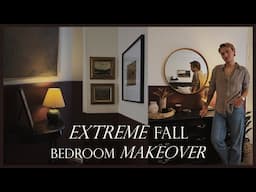 EXTREME FALL BEDROOM MAKEOVER - Transforming my space with Paint, DIYs and Rental Friendly Hacks!