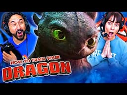 HOW TO TRAIN YOUR DRAGON (LIVE ACTION) TRAILER REACTION!! Gerard Buttler | Toothless | HTTYD