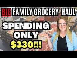 One Month Grocery Haul | Large Family Grocery Shopping | Extreme Grocery Budgeting | OCTOBER 2024