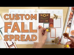 Plan With Me - Custom Fall 2024 Spread for my Patron, Nicole! 🍂 Classic Vertical Happy Planner