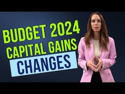 Important Update: Changes to Capital Gains Rates in 2024 Federal Budget