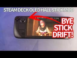 Steam Deck OLED upgrade - HandheldDIY Hall joy sticks review and impressions