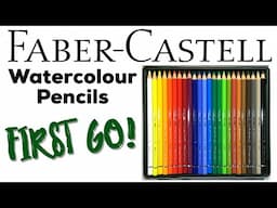 Albrecht Durer watercolor pencils review // My first go with Faber Castell!