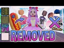 *NEW* BANNED/REMOVED ITEMS in Dress to Impress ROBLOX