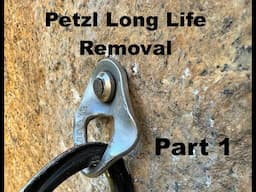 PETZL LONG LIFE BOLT REMOVAL: PART 1