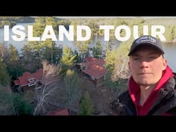 A TOUR OF OUR OFF GRID ISLAND IN THE WILDERNESS // EP28