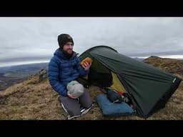 Trying To Return To Wild Camping! | Solo Camping On A Mountain Summit