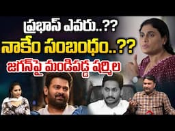 ప్రభాస్ ఎవరు..?? | YS Sharmila Fire On YS Jagan About Prabhas Allegations | Wild Wolf Telugu