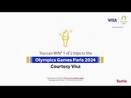 Your Scotiabank Visa credit cards take you to the Olympic Games Paris 2024