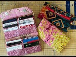 QUILTED WALLET TUTORIAL - ASMR