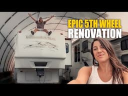 4 Weeks to Transform Our 5th wheel RV Before Baby Arrives!| vlog 266