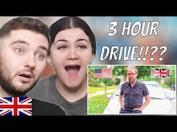 British Couple Reacts to 5 Ways British and American Road Trips Are Very Different!