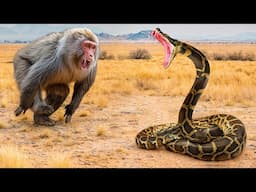 Monkeys vs Pythons! Rare Animal Fights Caught on Camera