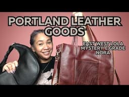 PORTLAND LEATHER GOODS HAUL | East West Lola, Nora, Mystery Sale - Handbag Purse Haul | Honeygirl K