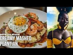 How to Make Creamy Mashed Plantain and Shrimp | New Kitchen! | Kristline's Show - Ep 15