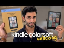 Kindle Colorsoft Unboxing & First Impressions! 🌈✨