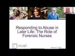 Responding to Abuse in Later Life: The Role of Forensic Nurses