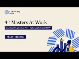 4th Masters At Work Summit | #MAW | 21 Sept, 24 | Kolkata