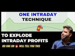 Just 1 Intraday Hidden Trick to boost Profits | Get pro with #equityincome