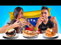 CÓMO ES LA COMIDA VENEZOLANA en USA? 😱 Comiendo por Paises VENEZUELA 😋 Sandra Cires Art